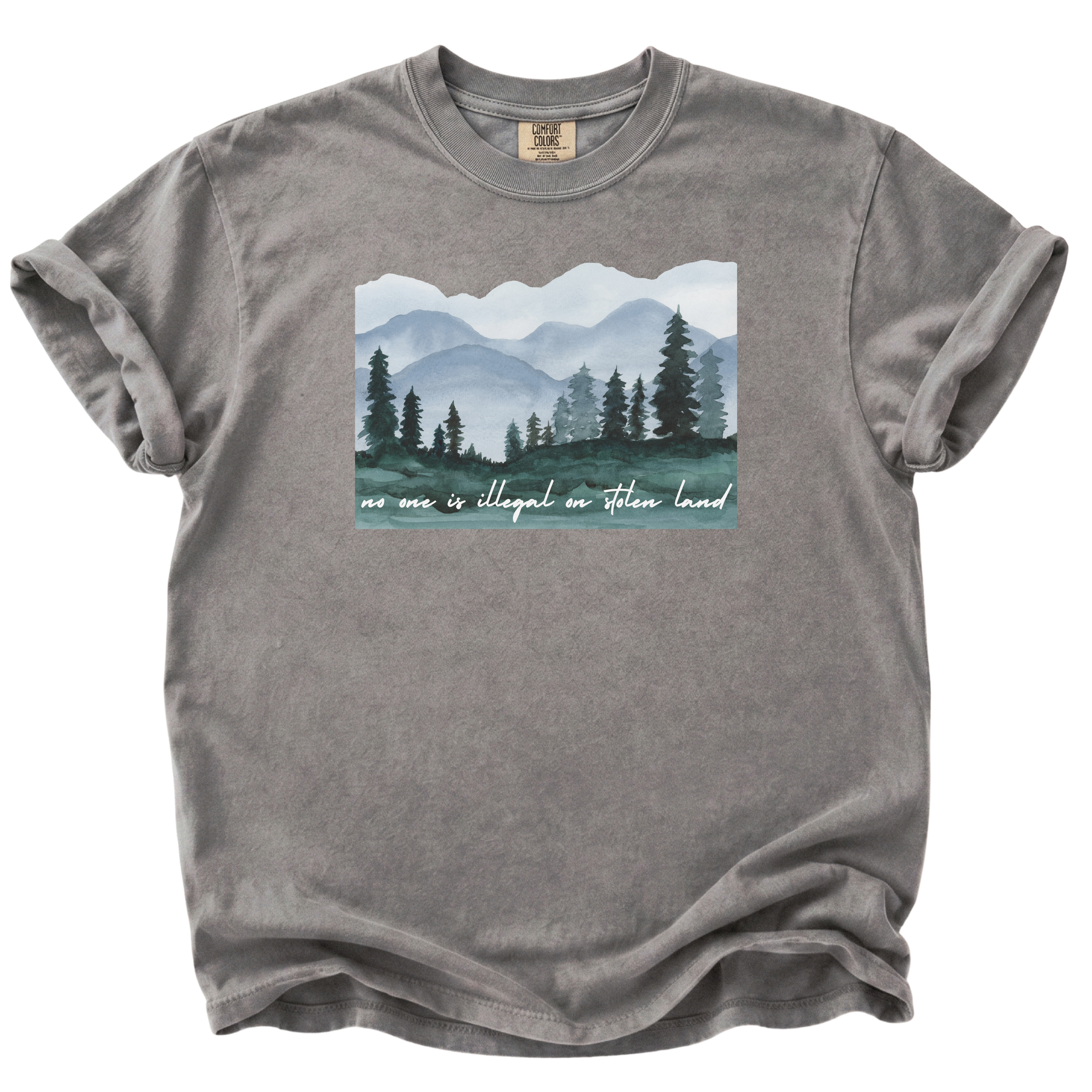 No One is Illegal on Stolen Land T-Shirt