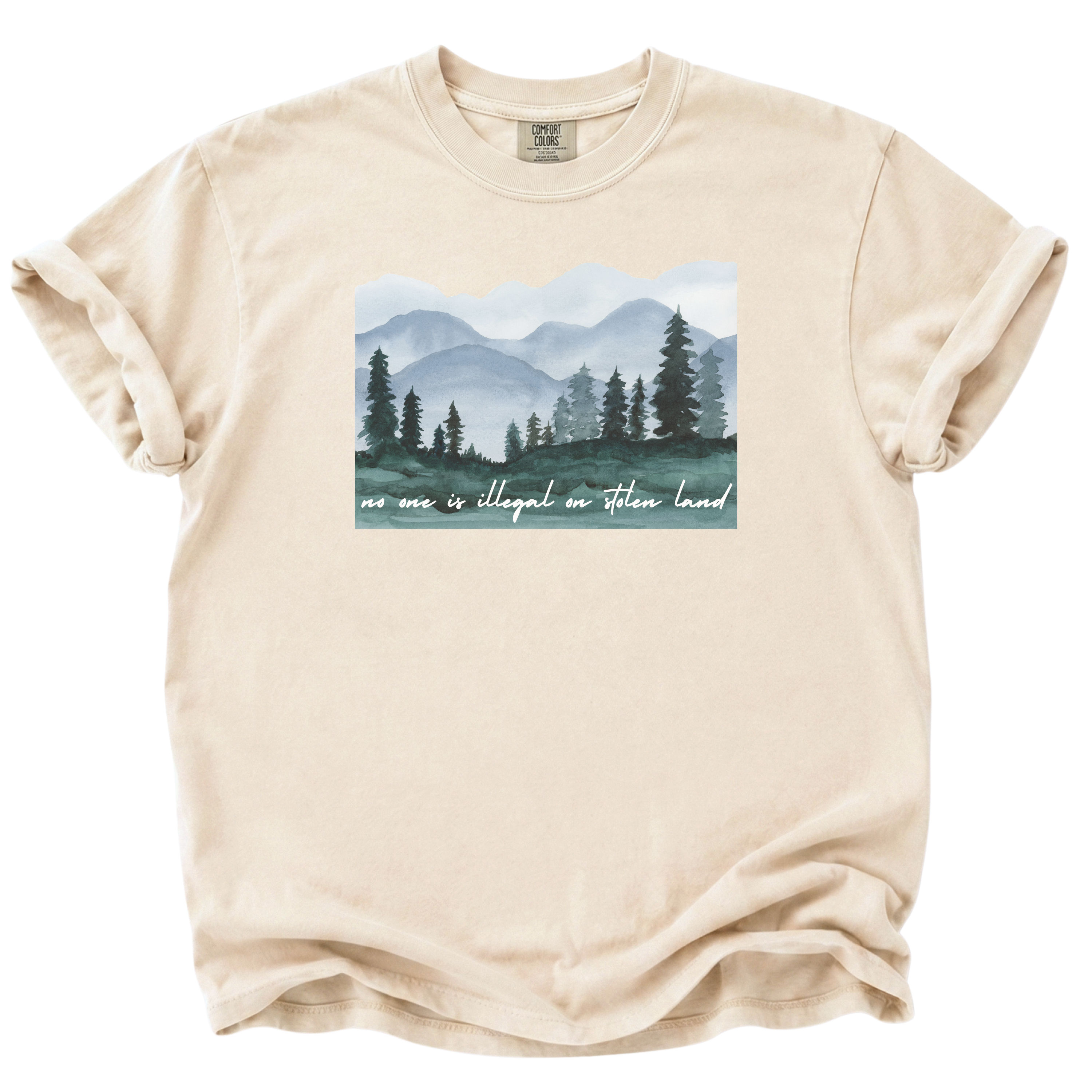No One is Illegal on Stolen Land T-Shirt