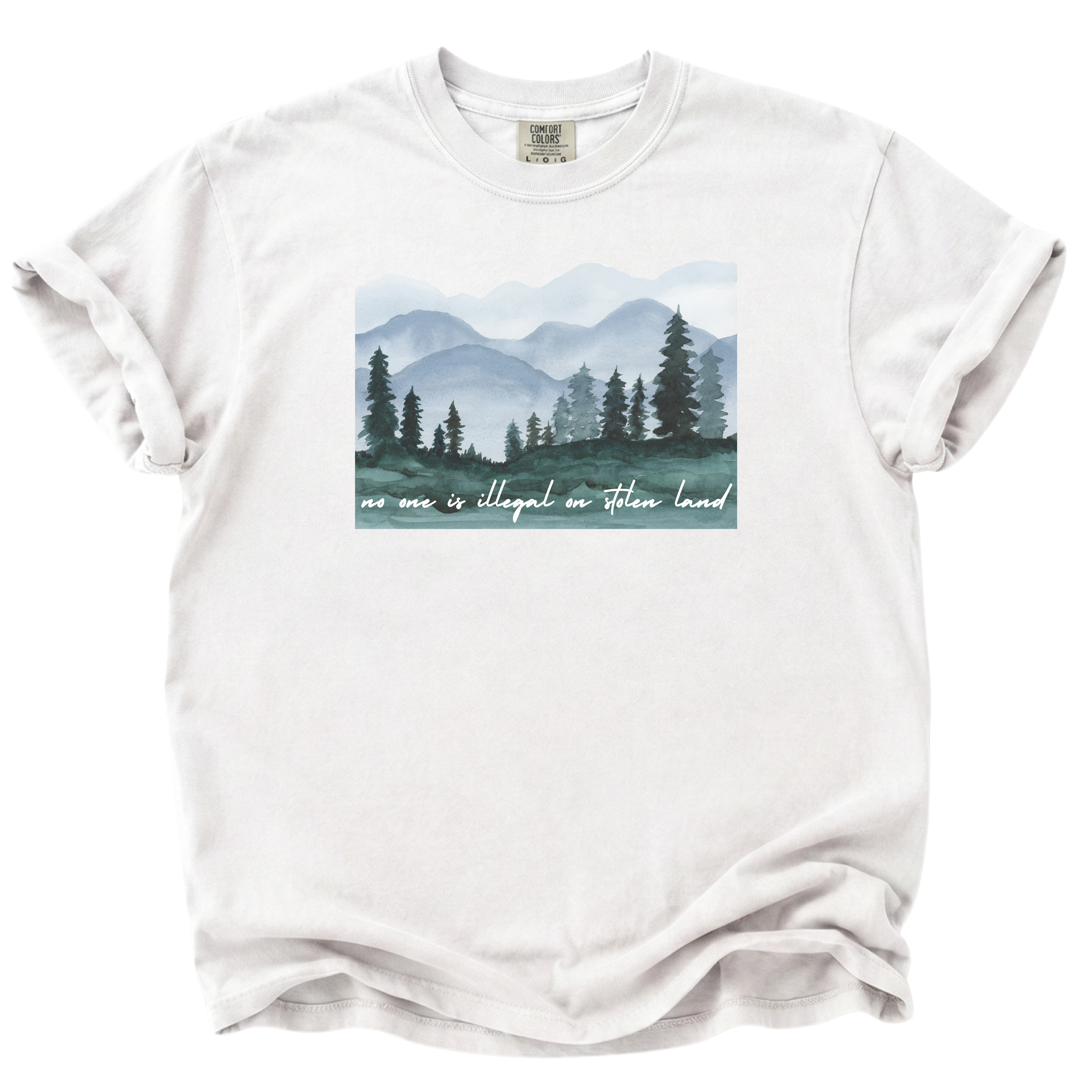 No One is Illegal on Stolen Land T-Shirt
