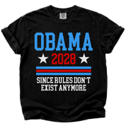 Obama 2028 Campaign Satire T-Shirt