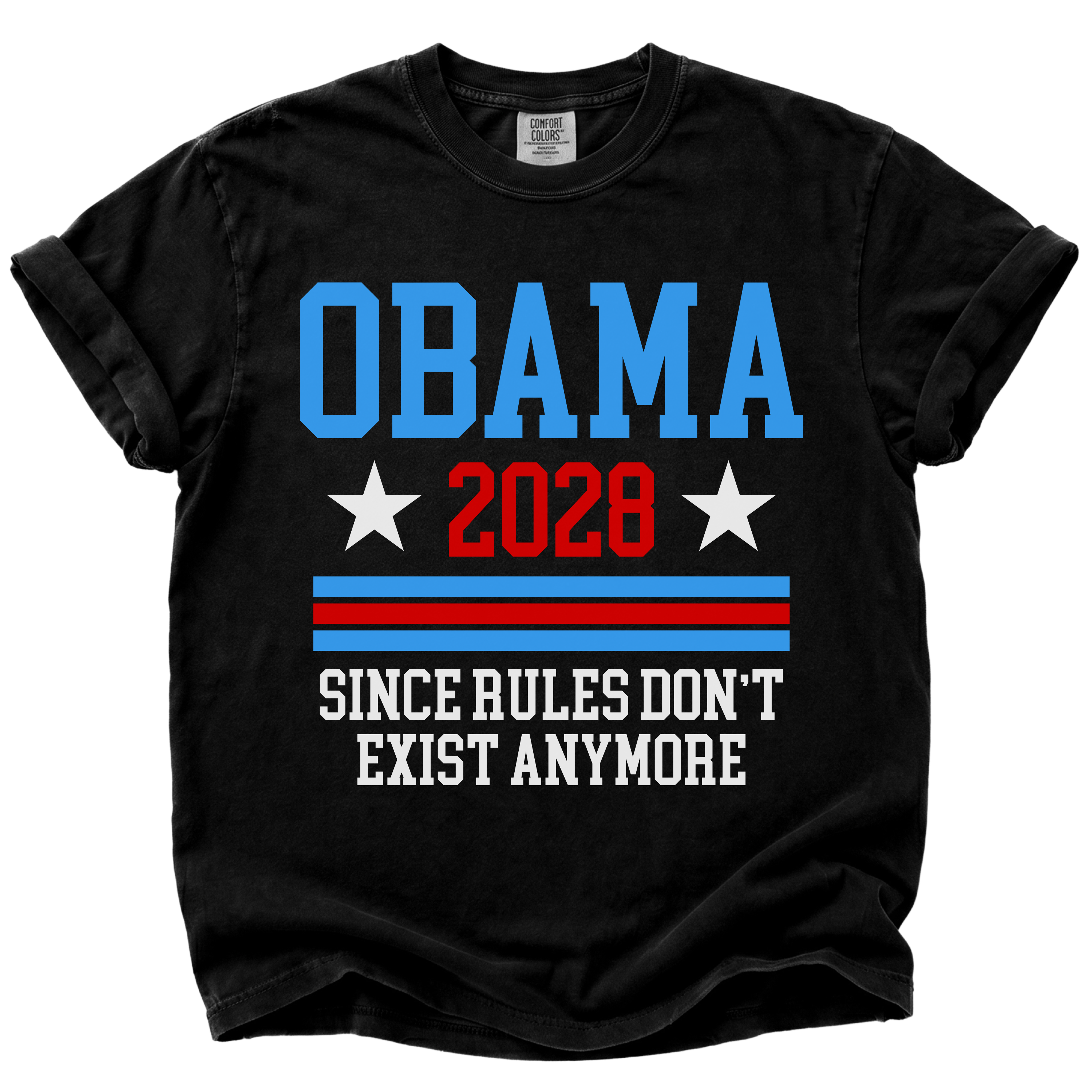 Obama 2028 Campaign Satire T-Shirt