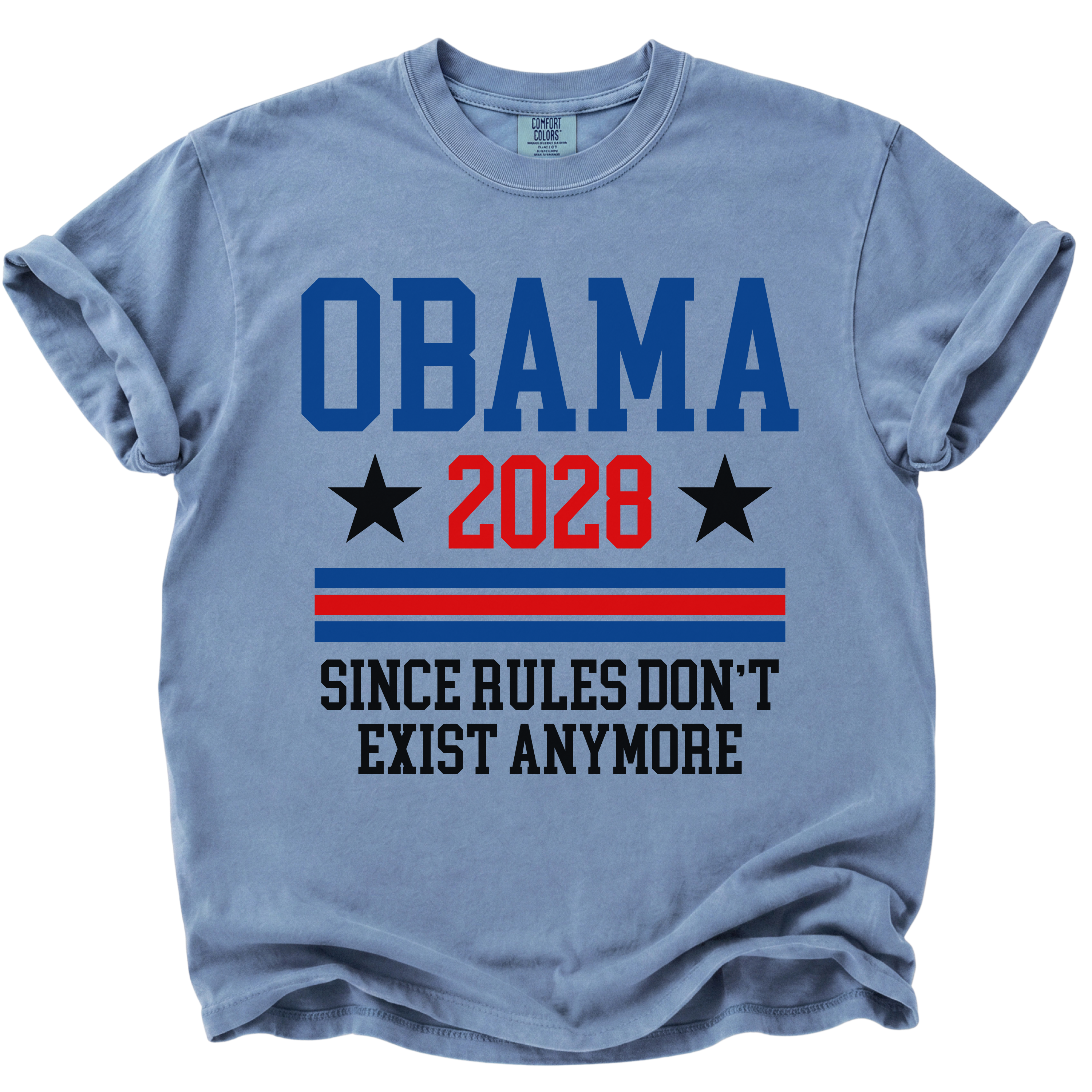 Obama 2028 Campaign Satire T-Shirt