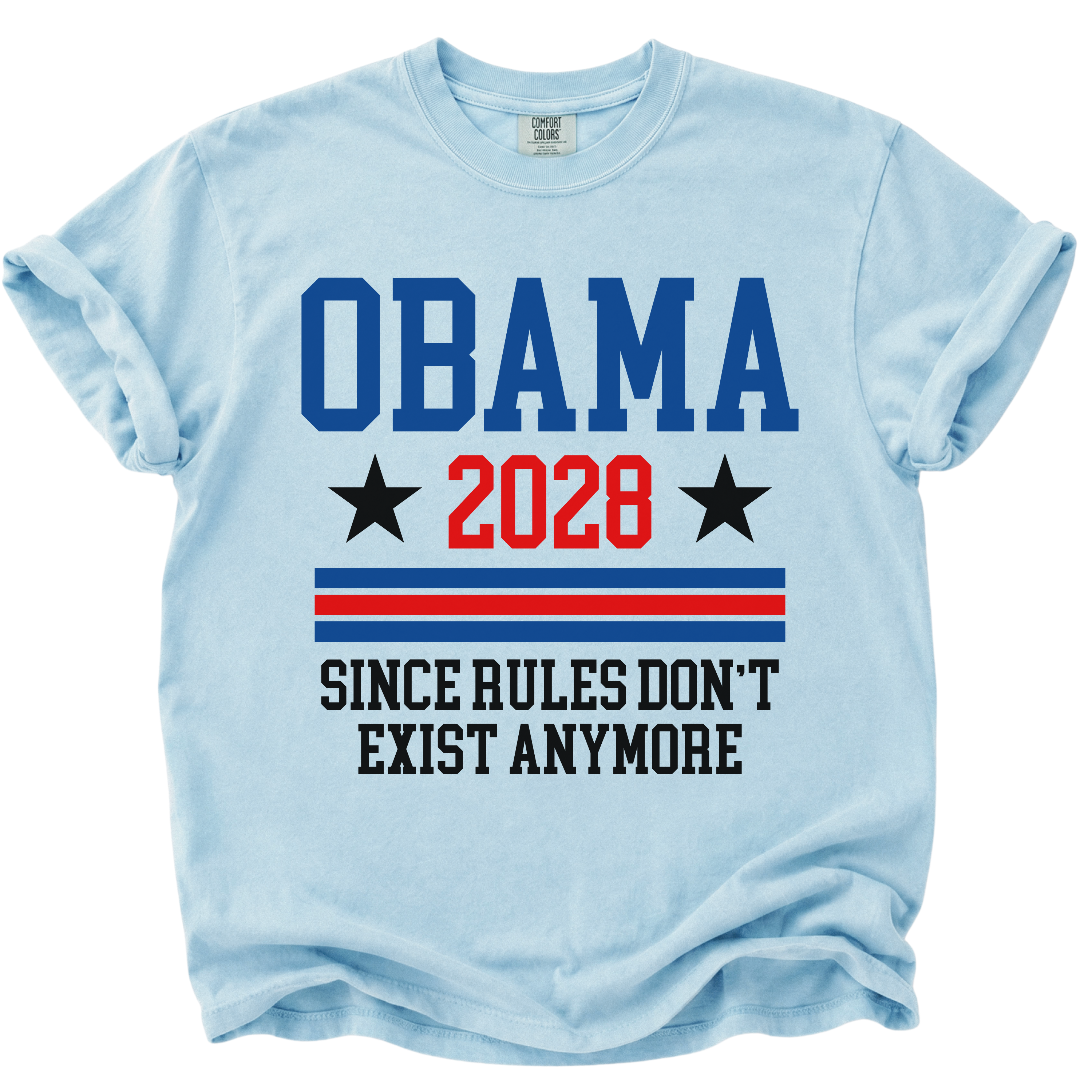 Obama 2028 Campaign Satire T-Shirt