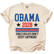 Obama 2028 Campaign Satire T-Shirt