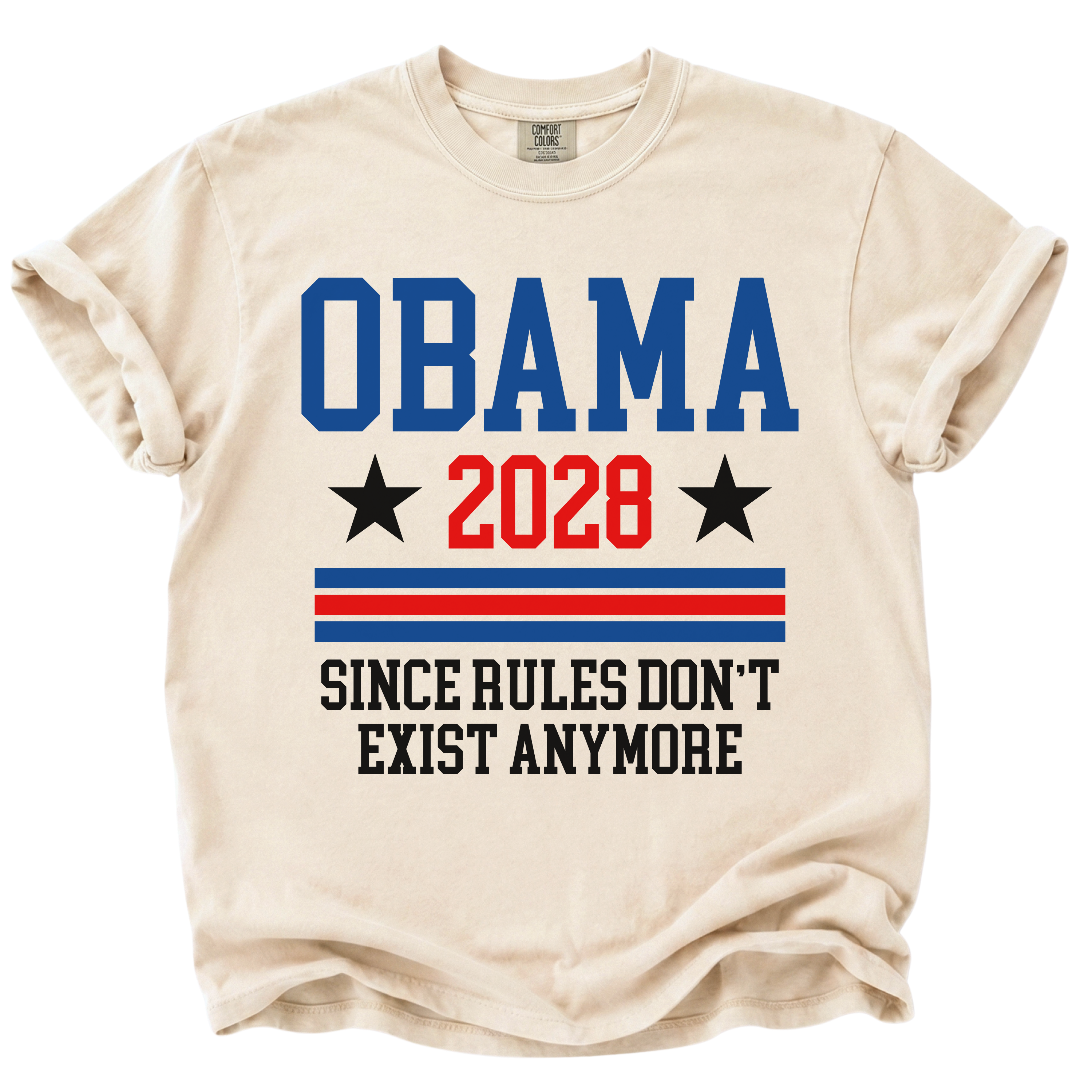 Obama 2028 Campaign Satire T-Shirt