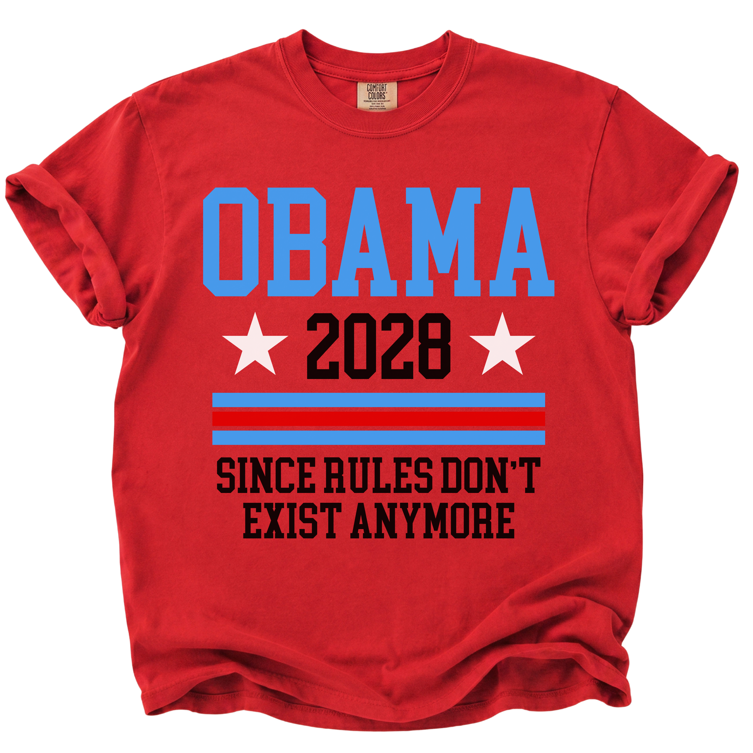 Obama 2028 Campaign Satire T-Shirt