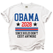 Obama 2028 Campaign Satire T-Shirt