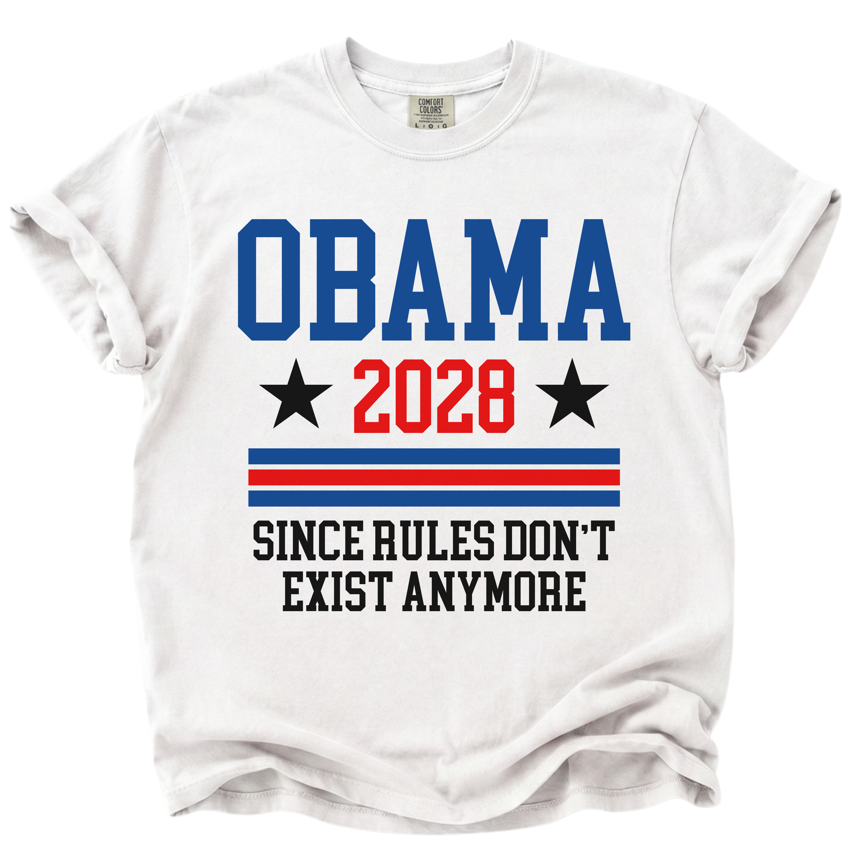 Obama 2028 Campaign Satire T-Shirt
