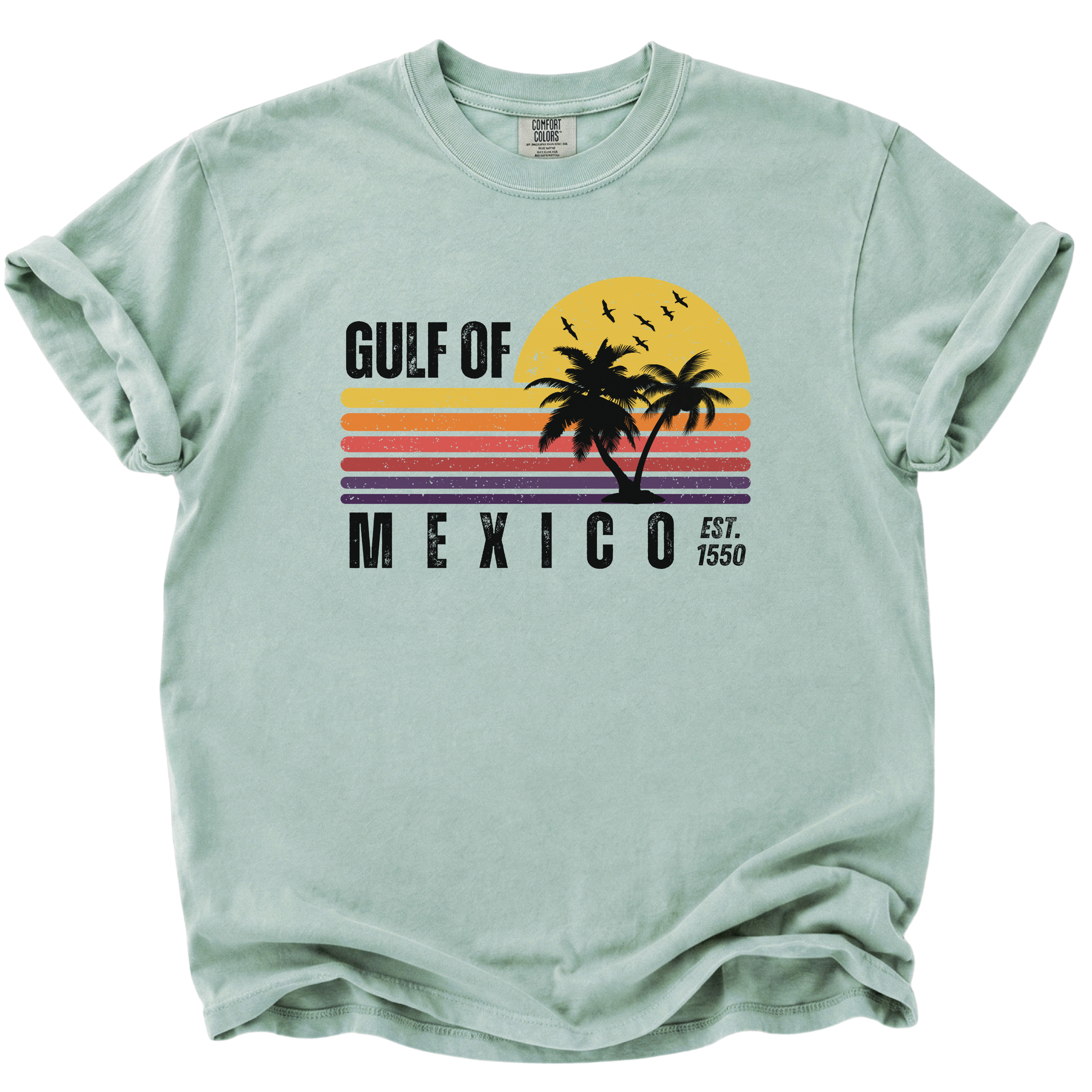 Retro Gulf of Mexico Sunset T-Shirt