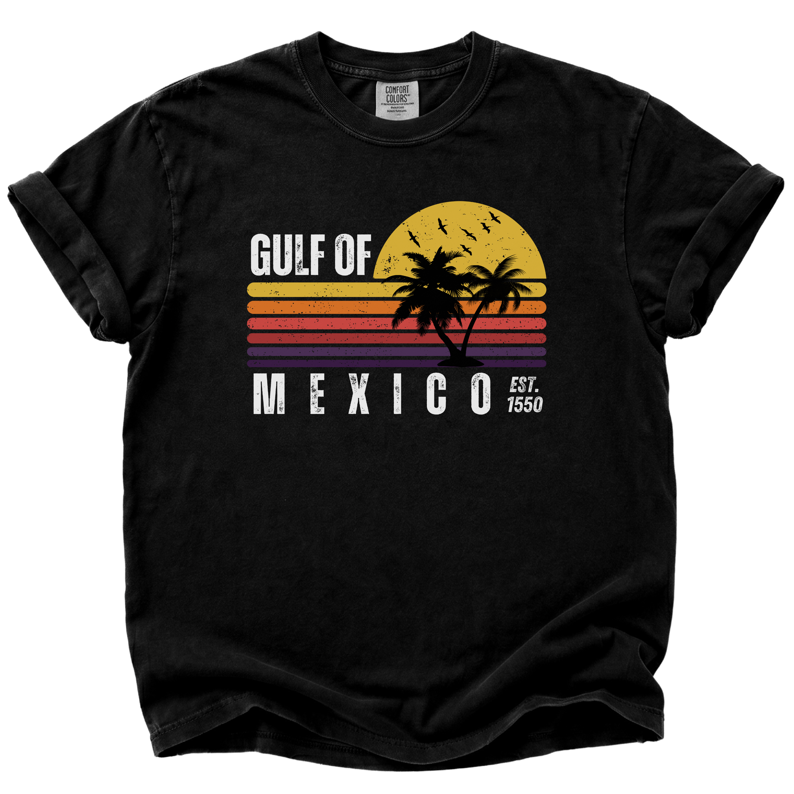 Retro Gulf of Mexico Sunset T-Shirt