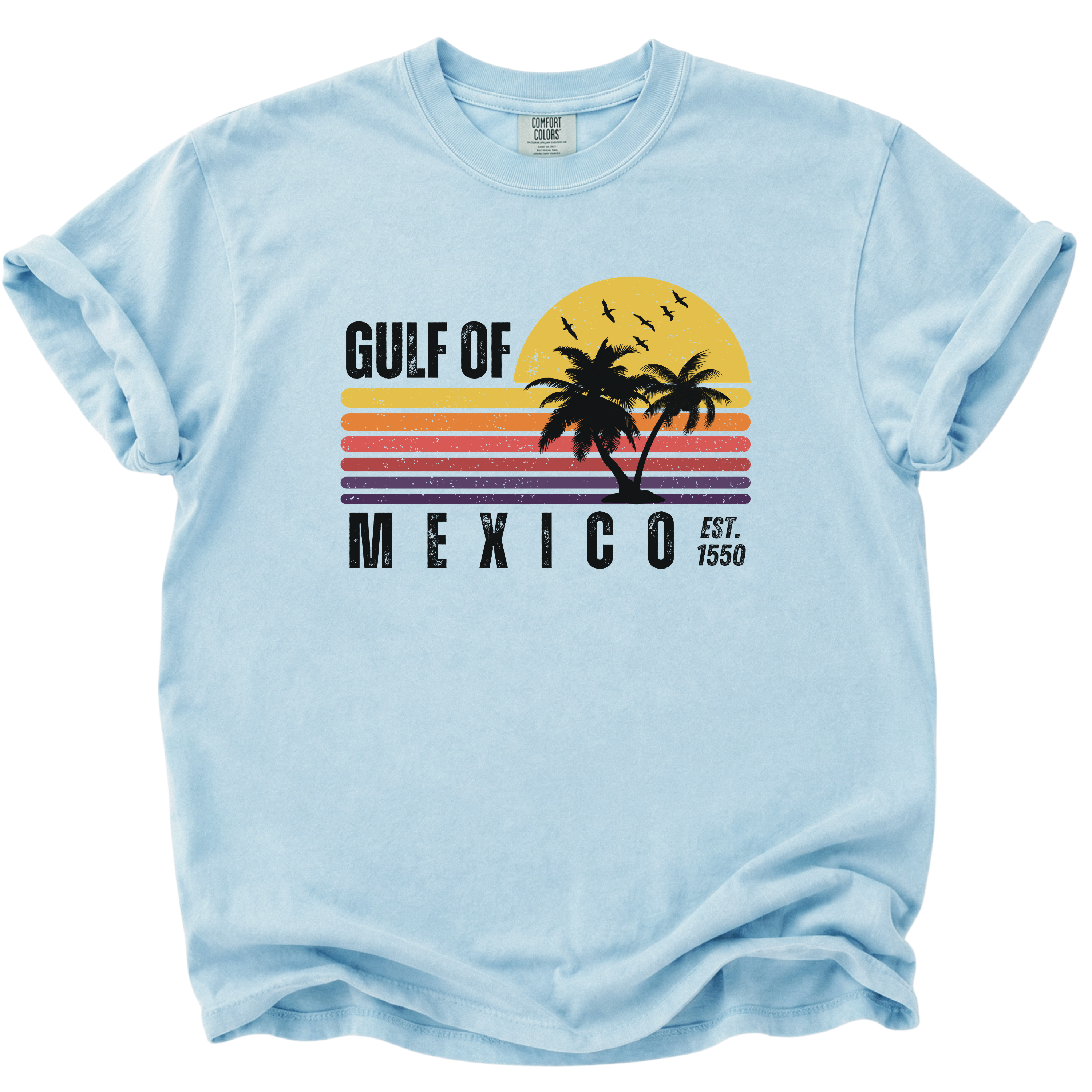 Retro Gulf of Mexico Sunset T-Shirt