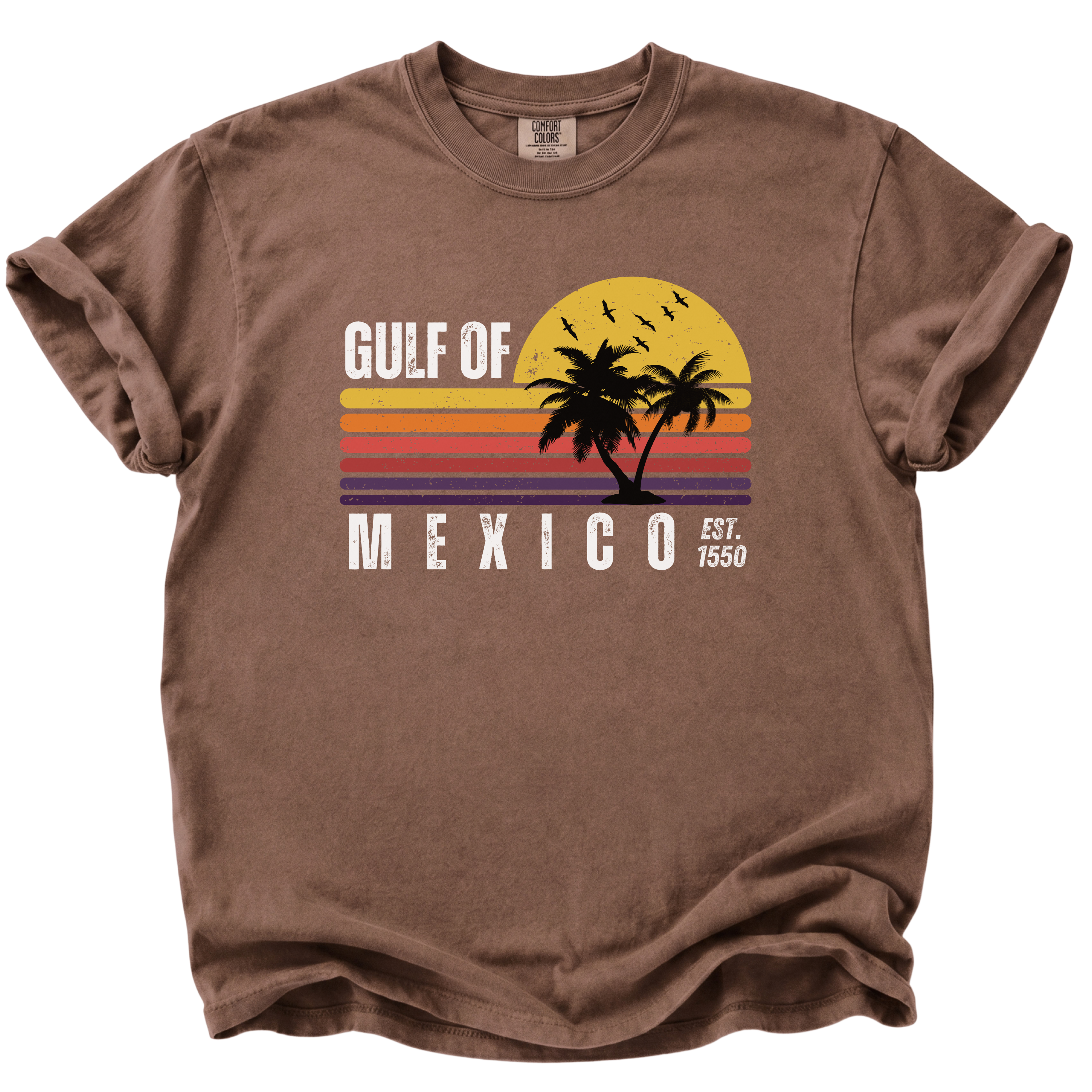 Retro Gulf of Mexico Sunset T-Shirt