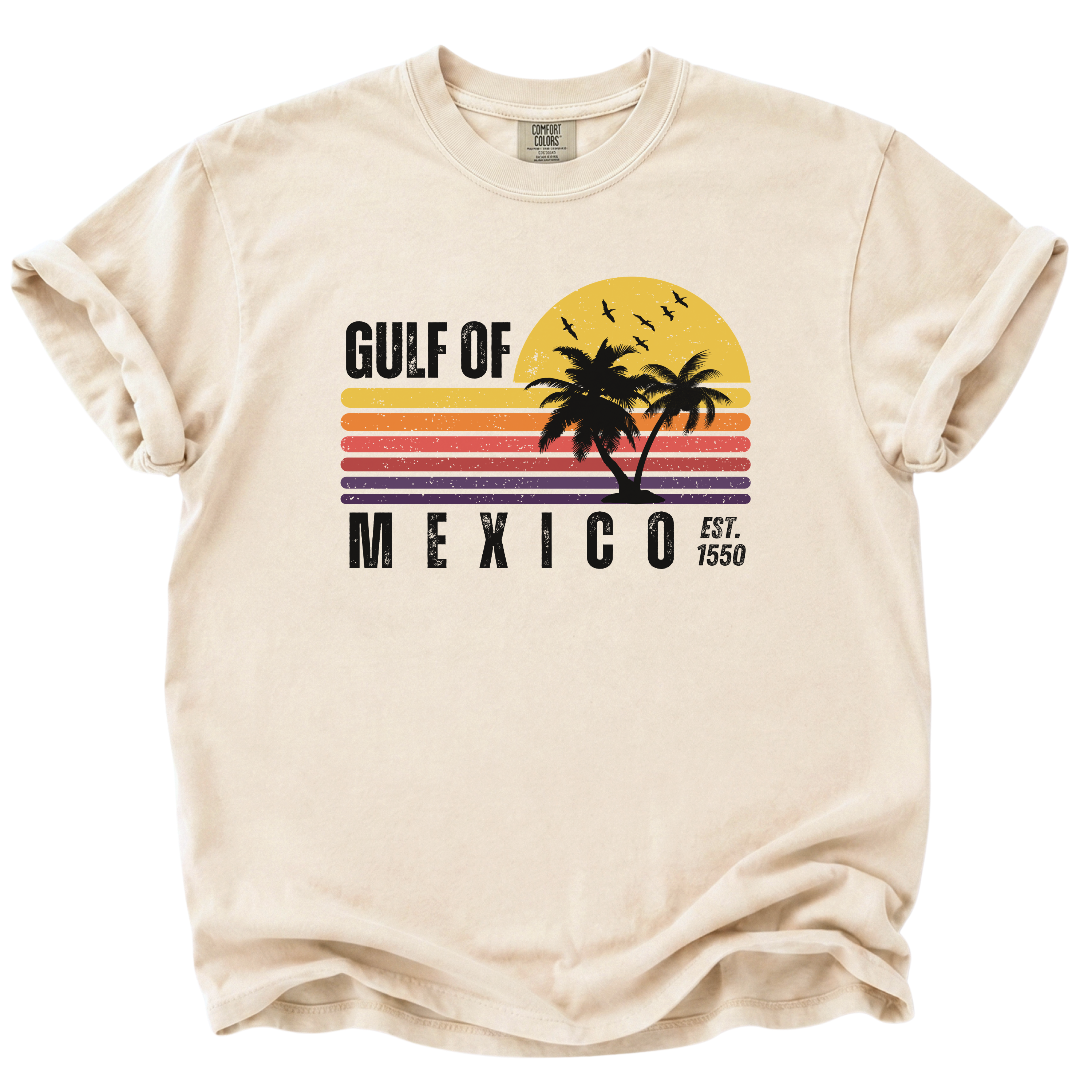 Retro Gulf of Mexico Sunset T-Shirt