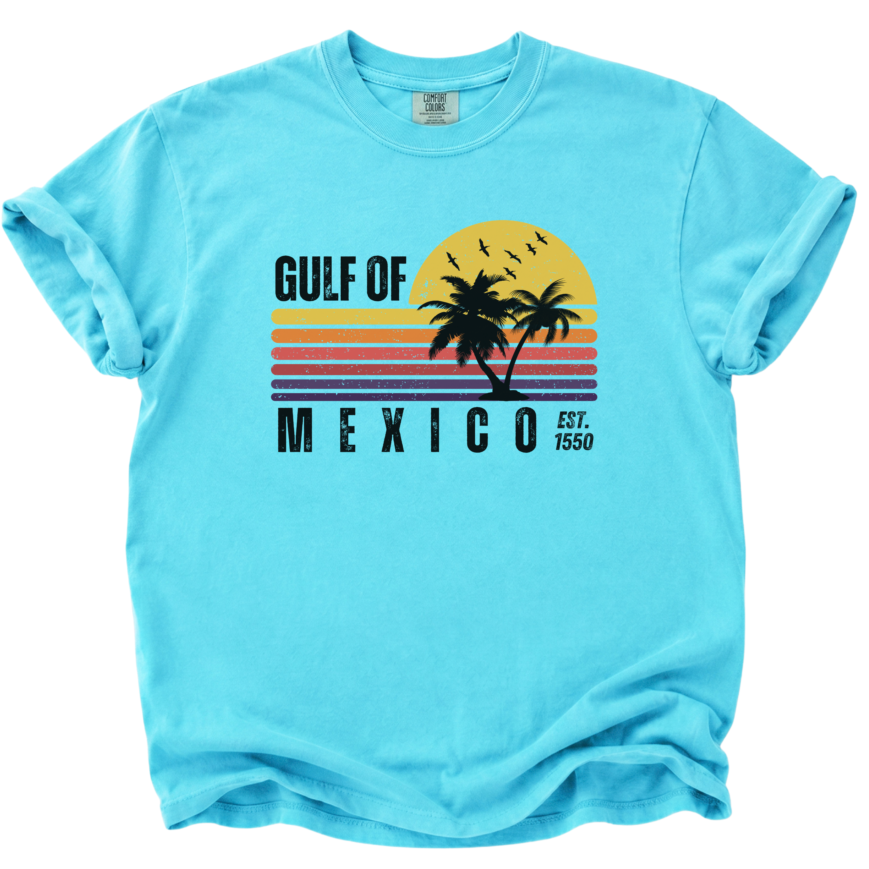 Retro Gulf of Mexico Sunset T-Shirt