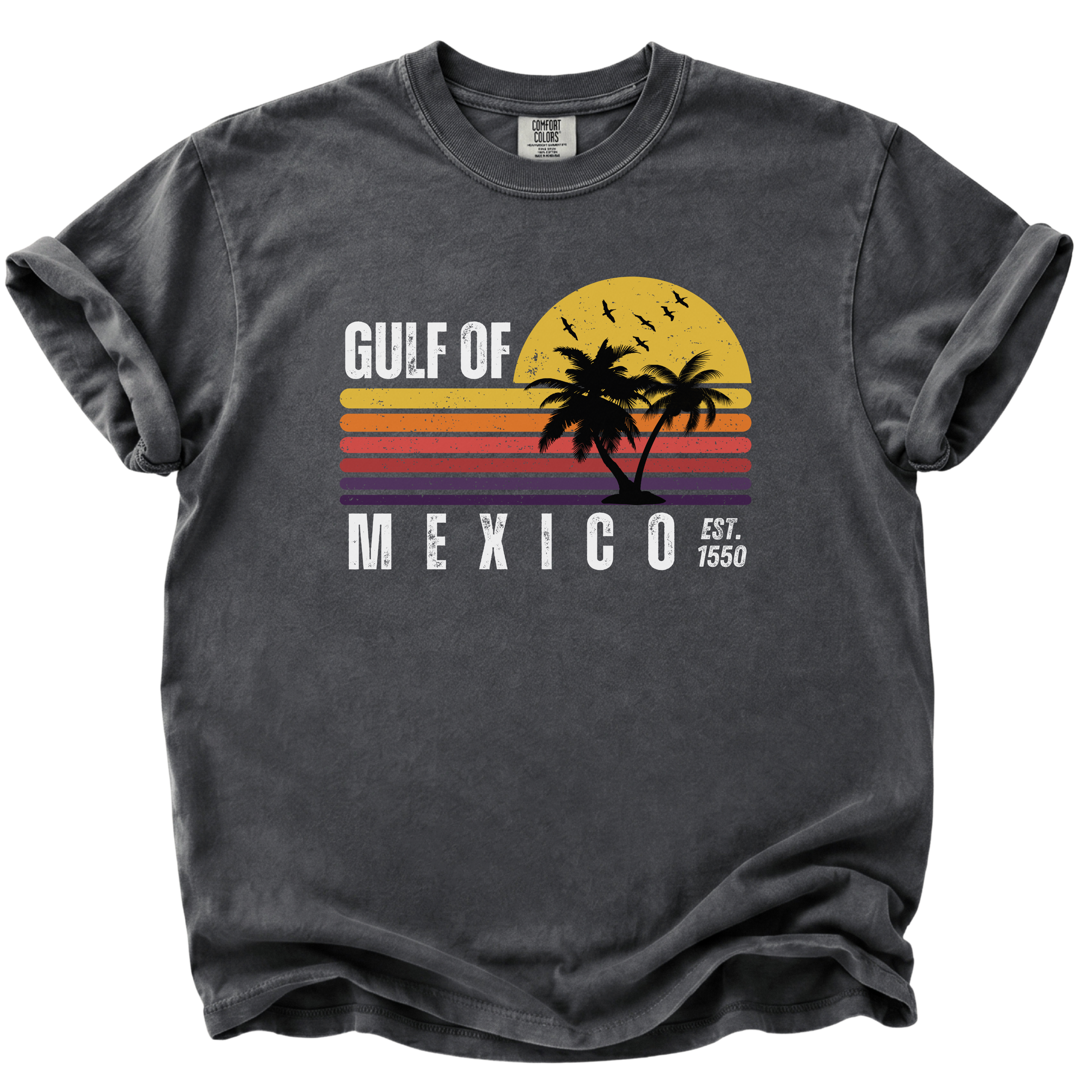 Retro Gulf of Mexico Sunset T-Shirt