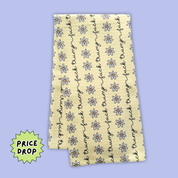 SALE - FDT Yellow Daisy Waffle Weave Towel