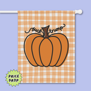 SALE - FDT Fall Pumpkin Flag