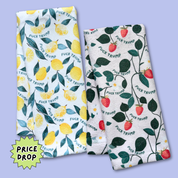 SALE - FDT Strawberries & Lemons Towel Bundle