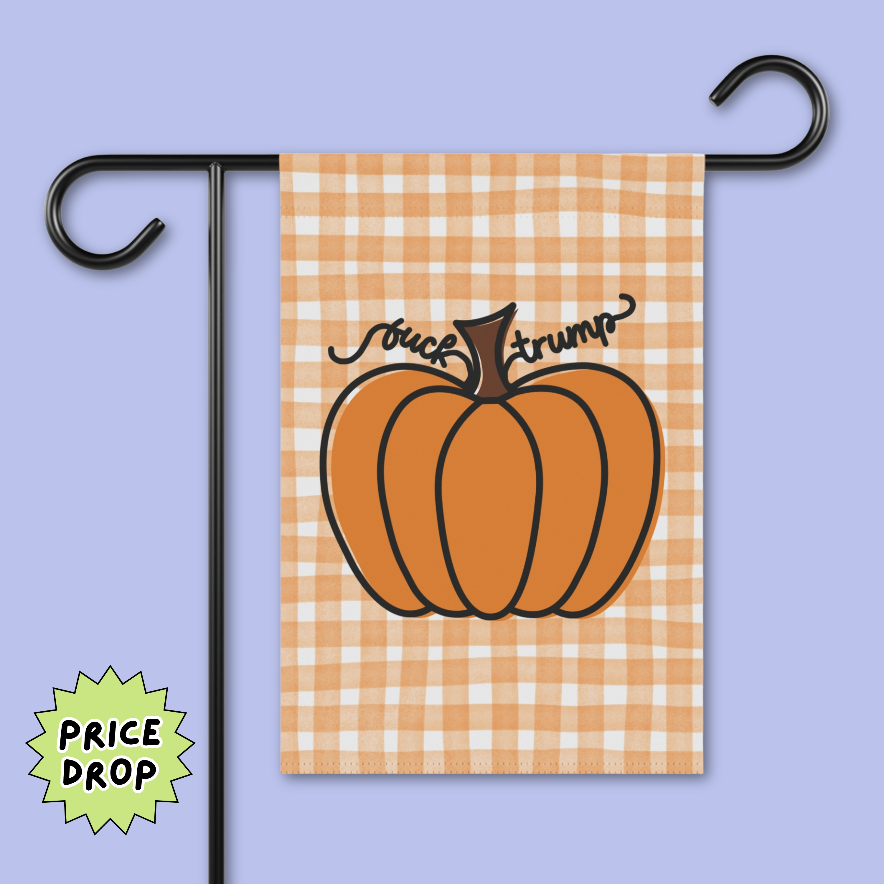 SALE - FDT Fall Pumpkin Flag