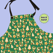 SALE - F*ck Trump Christmas Cookie Apron