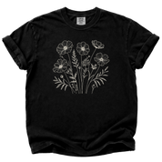 Subtle F*ck Trump Floral Sketch T-Shirt