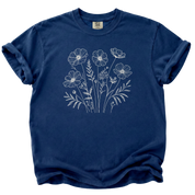 Subtle F*ck Trump Floral Sketch T-Shirt
