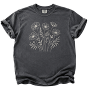 Subtle F*ck Trump Floral Sketch T-Shirt