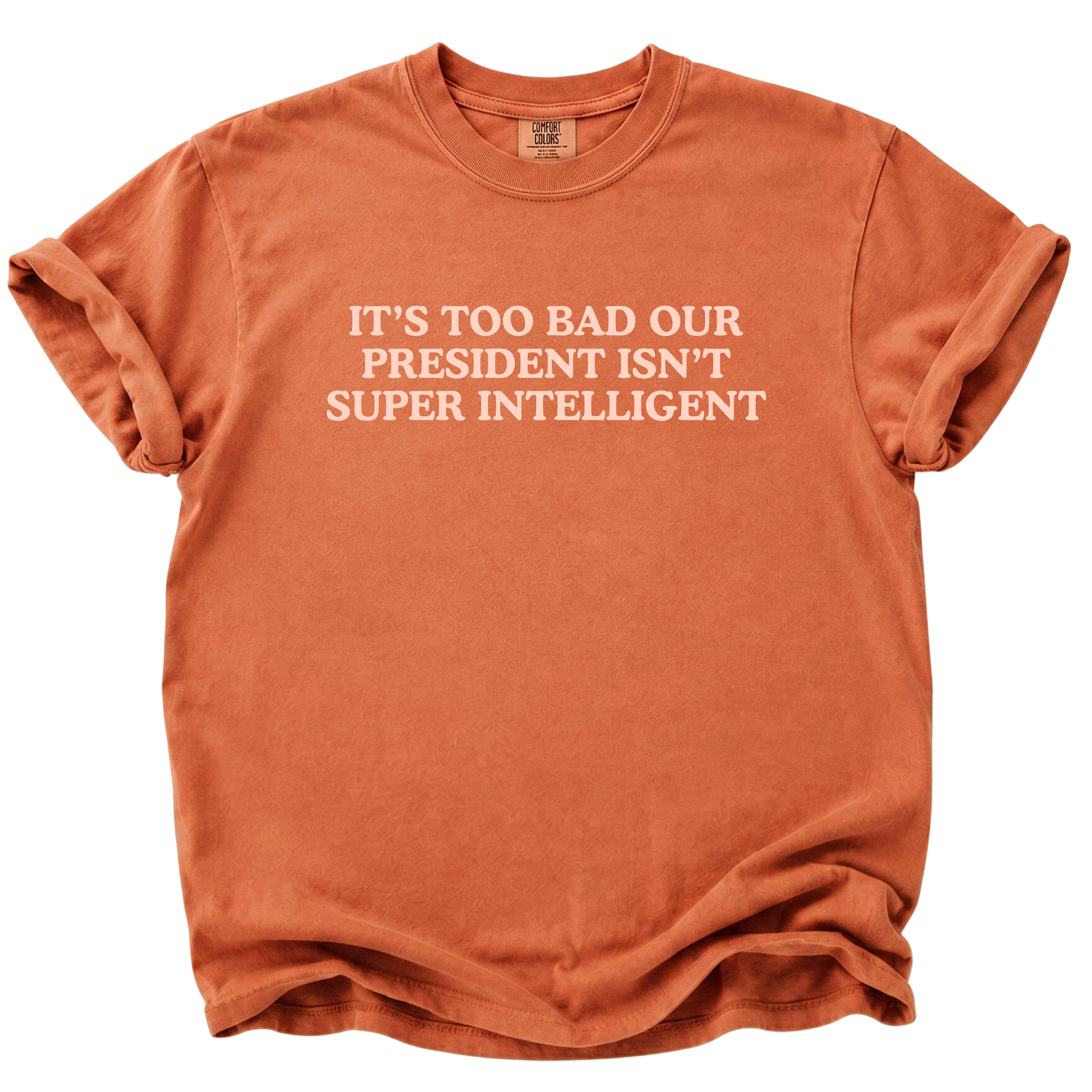 Too Bad Our President Isn't Super Intelligent T-Shirt