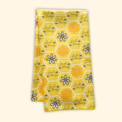 F*ck Trump Honey Bees Waffle Weave Kitchen Towel
