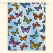 F*ck Trump Rainbow Butterflies Garden Flag