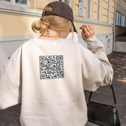 F*ck Trump QR Code Crewneck Sweatshirt