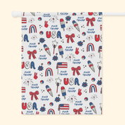 F*ck Trump Patriotic Cartoon Flag