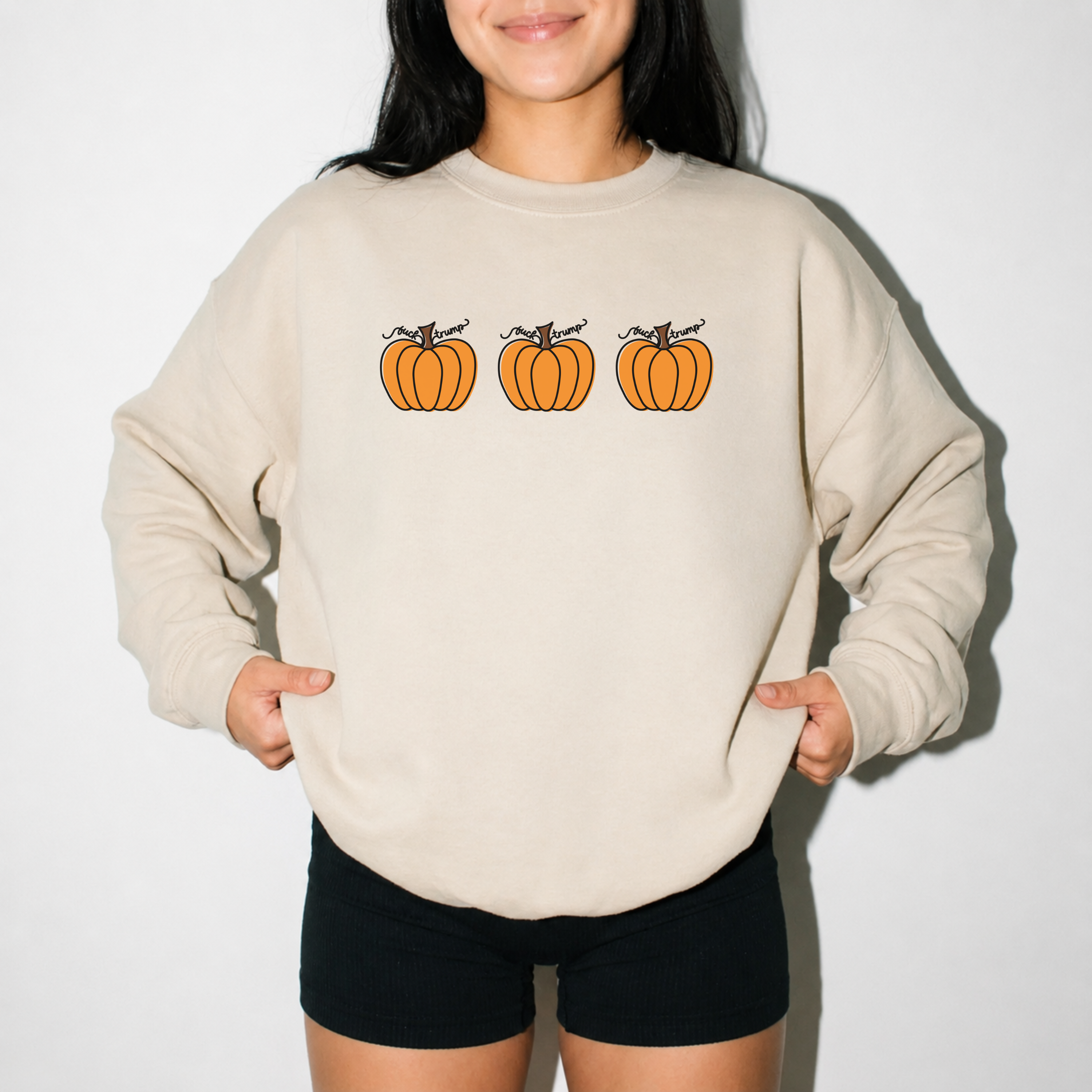 F*ck Trump Pumpkin Sweatshirt